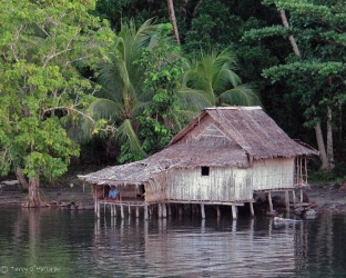 House on Bay-Papua New Guinea