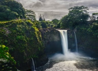Rainbow Falls, Hilo, Hawaii Island