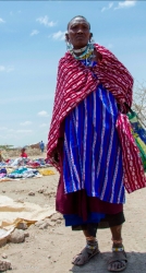 Maasai Woman who befriended me at a marketplace